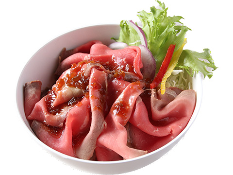 赤身牛たたき丼（レッドガウル）